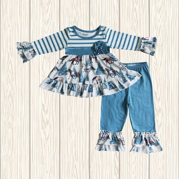 Girls Horse Clothing Etsy