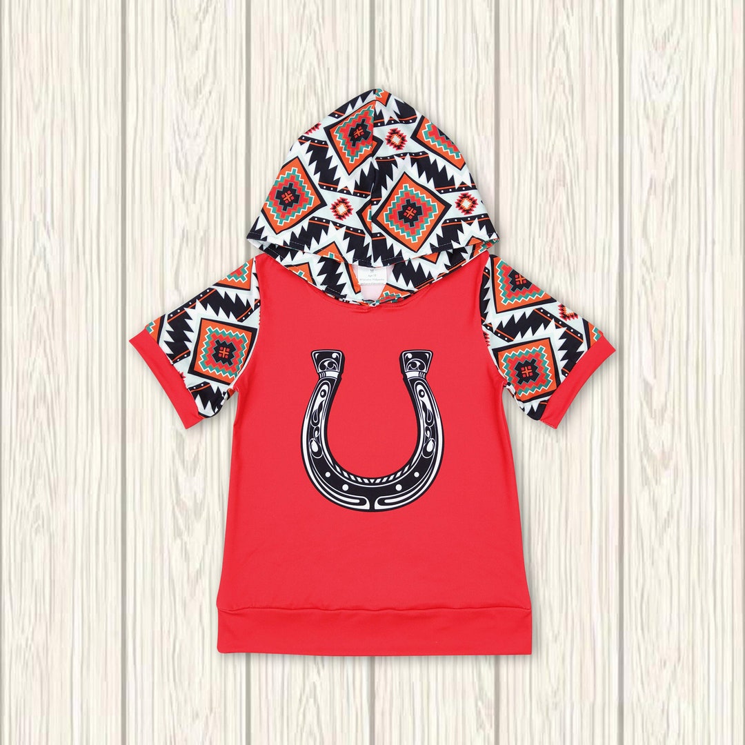 Boy Western Shirtcowboy Shirtbaby Boy Short Sleeve Aztec Etsy