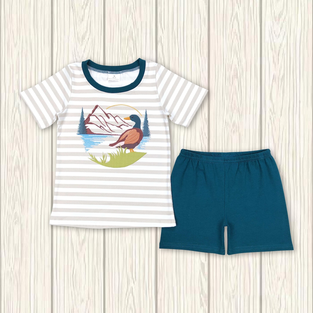 Mallard Duck Outfit,baby Boy Duck Outfit,duck Shirt,boy Outfit,summer
