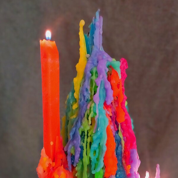 Drip Candle Etsy