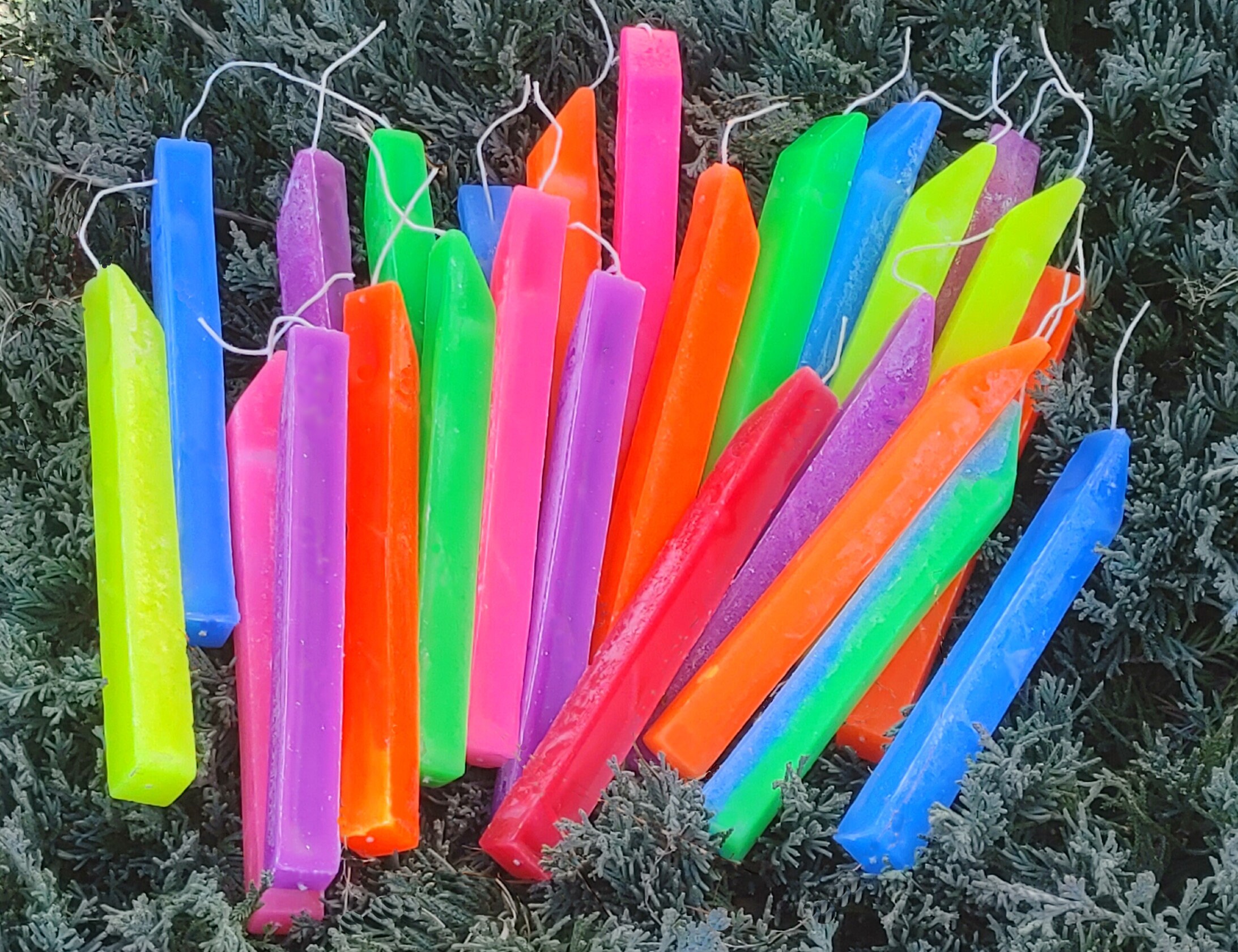 100 Drip 100 Drip Candles Only .99 Each Bottle Dripping Candles, Color Drippy ...