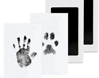 Baby Footprint Kit - Inkless print kit Hand and Footprint Kit- take lovely Footprint Handprint Safe