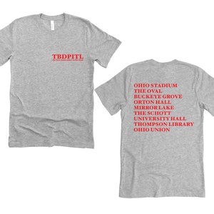 Ohio State University Campus Shirt - Buckeyes Tee - Ohio Stadium Shirt - OSU Football