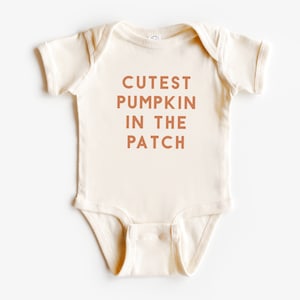 Cutest Pumpkin In The Patch Onesie - Baby Halloween Shirt - Infant Pumpkin Tee - First Halloween - Pumpkin Patch Baby Onesie