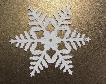 Decorazione natalizia Fiocco di neve stampato in 3D