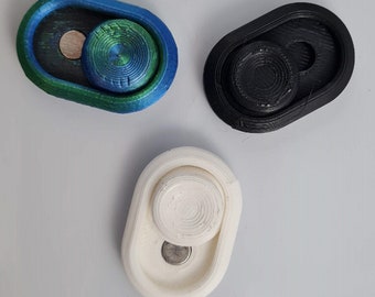 Control deslizante háptico magnético impreso en 3D, juguete para aliviar el estrés, multicolor personalizable, interruptor de palanca
