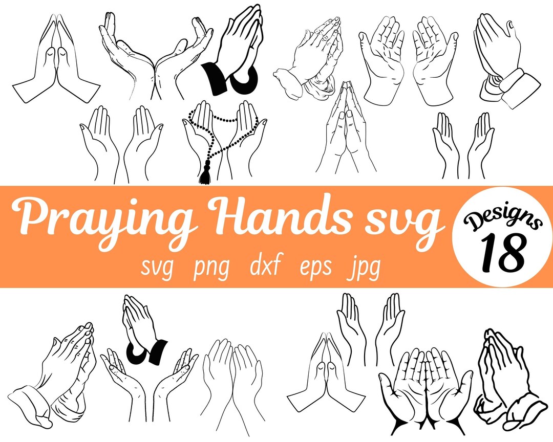 Pyaying Hand Cd R Dxf File Praying Hands Svg, Religious Svg, Prayer Svg, Prayers Svg, Praying Hand ...