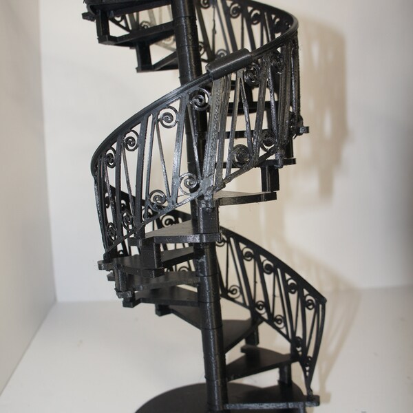 SPIRAL STAIRS 1:12 scale for Dollhouses 16 Steps