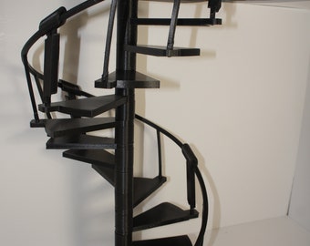 SPIRAL STAIRS 1:4 scale for Dollhouses 16 Steps