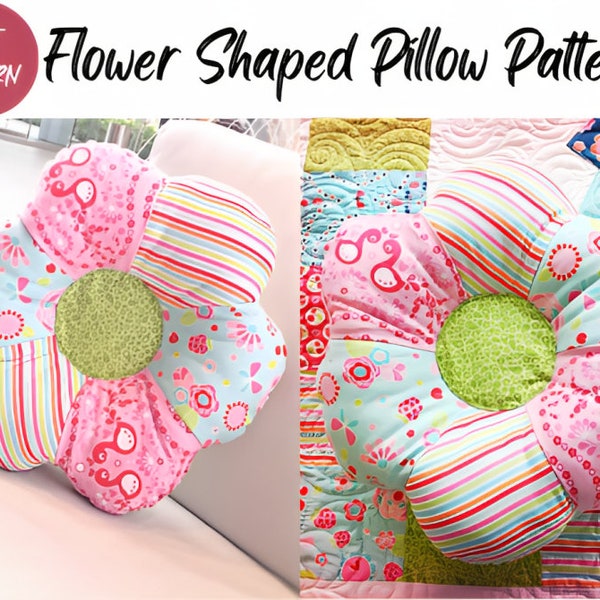 Flower Shaped Pillow Etsy