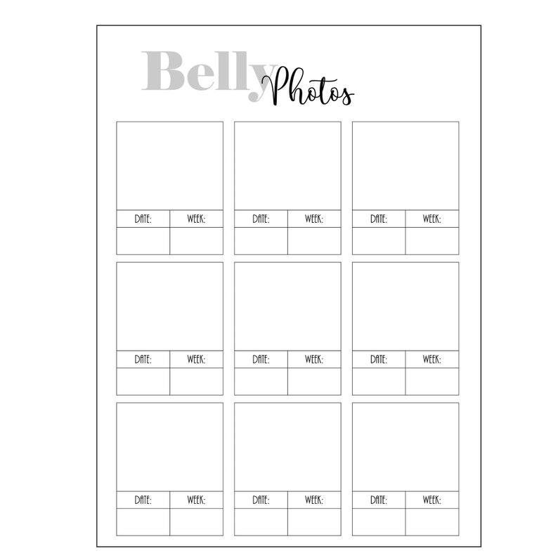 Pregnancy Journal Pregnancy Milestone Tracker Baby Bump Diary Pregnancy