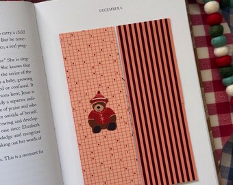 Beary Merry Christmas Double Sided Bookmark: Festive Bookmark