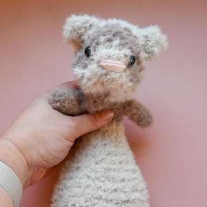 Baby Ferret Weighted Plushie- Floppy Ferret- Tik Tok Ferret Doll