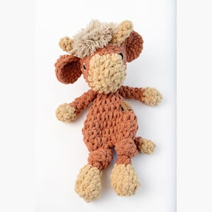 Highland Cow Lovey- Unstuffed Body - Unique Baby Gift- Cow Snuggler