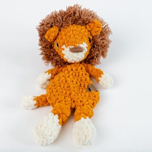 Lion Snuggler - Unstuffed Body - Lion Lovey- Safari Nursery Decor- Baby Shower Gift