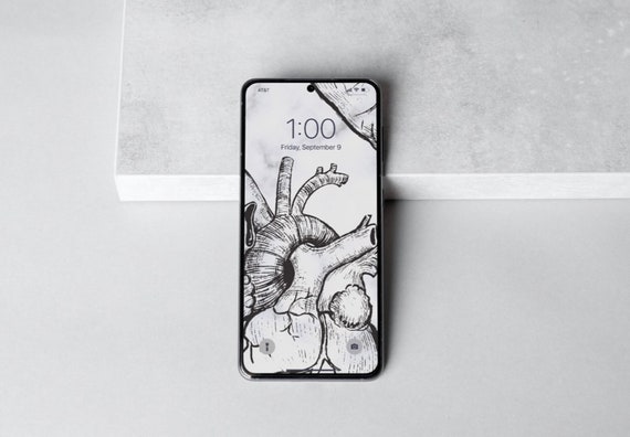 Cardiac Medical Phone Wallpaper Background Marble Anatomy - Etsy Cardiac Medical Phone Wallpaper Background Marble Anatomy - Etsy