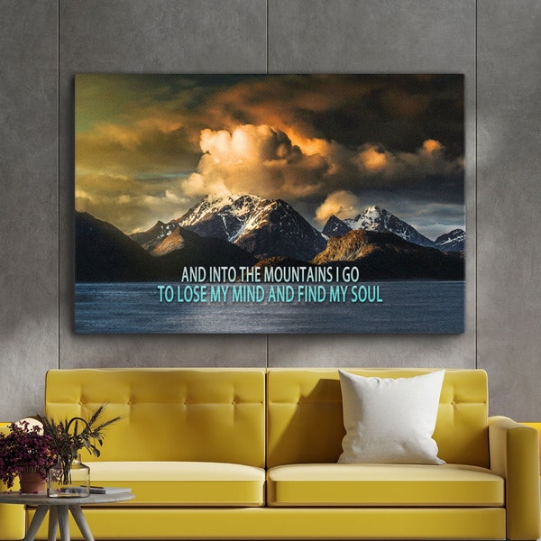 John Muir Quote Wall Art - Etsy
