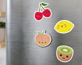 Fruity Magnets, Cute Magnets, Fun Gift, Home Warming Gifts, Kitchen Goods, Gift Ideas