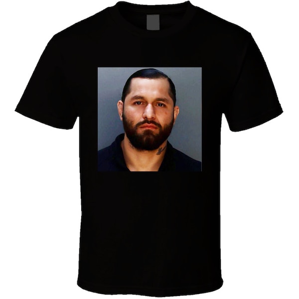 Jorge Gamebred Masvidal Mugshot Mma Fan T Shirt