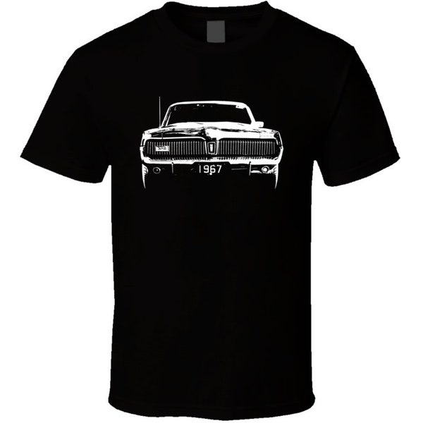 1967 Mercury Cougar Front View Classic Muscle Car Enthusiast T Shirt