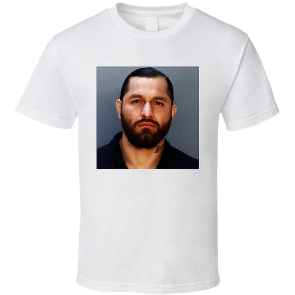 Jorge Gamebred Masvidal Mugshot Mma Fighter Fan T Shirt