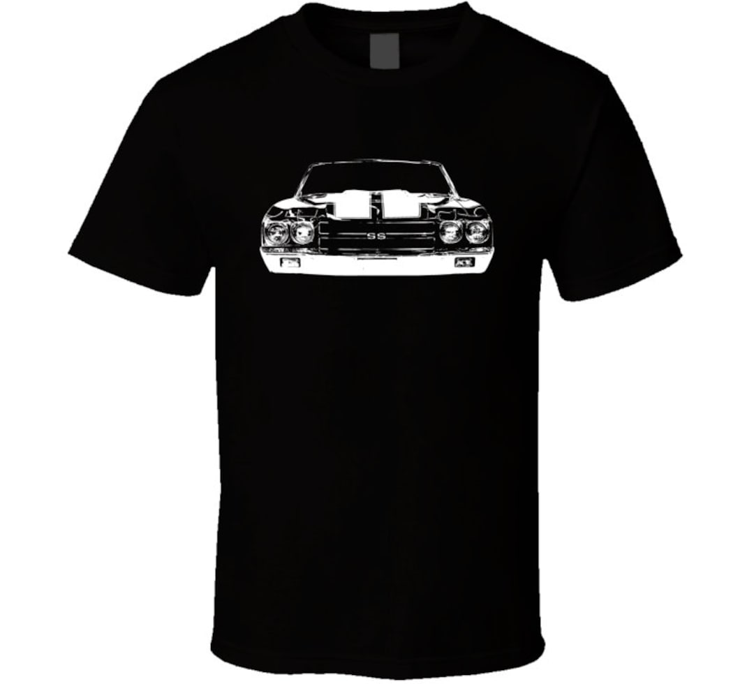 1970 Chevelle Malibu Ss Front End Muscle Car Enthusiast T Shirt Etsy