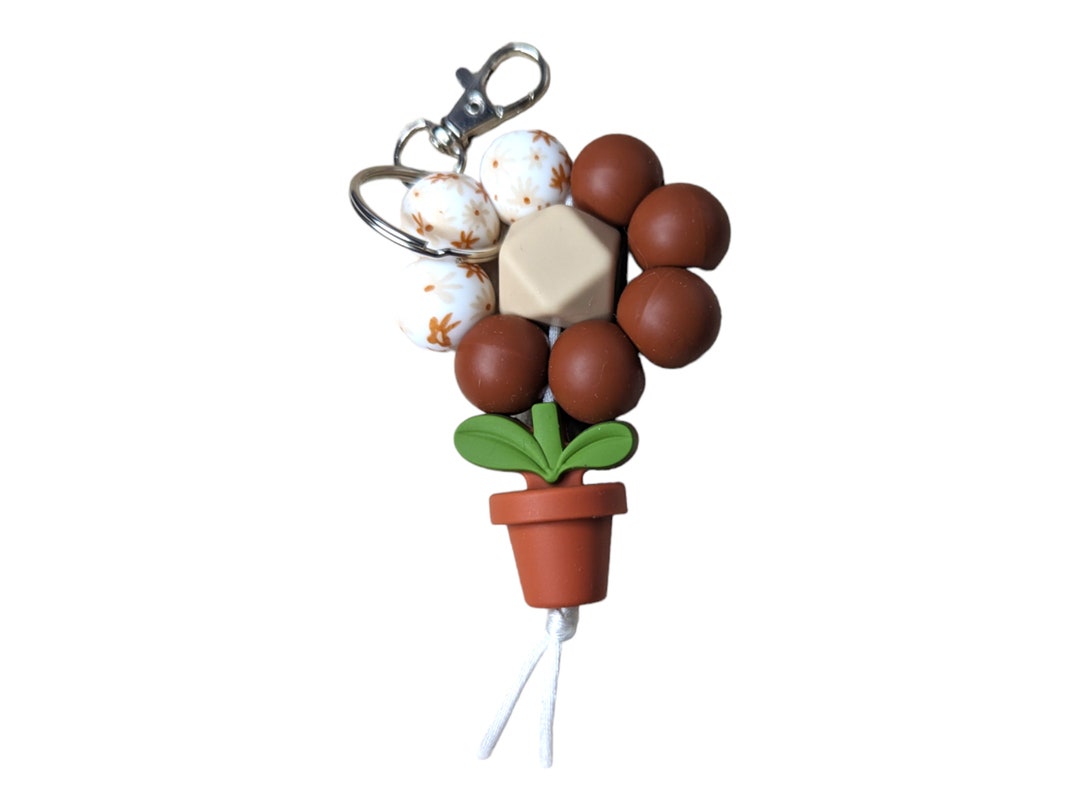 Beaded Flower Keychain, Beaded Flowers, Keychains, Etsy