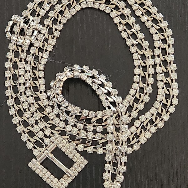 designer rhinestone belt