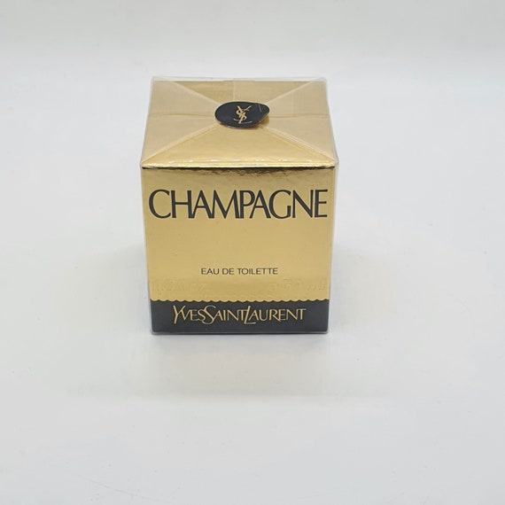 RARE* Vintage 90s Yves Saint Laurent CHAMPAGNE Perfume EDT 50 ML 1.6 OZ  Spray