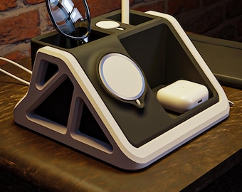 RESET - Organizer for MagSafe iPhone & Apple Watch | Nightstand, Desk, Bedside and Everyday Carry Storage