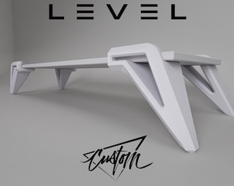 3D Printed Monitor Riser Legs | Minimalist Shelf Support (3MF Digital File)