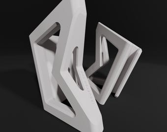 RISE Monitor Stand Legs: DIY 3D Print Files (STL + 3MF)
