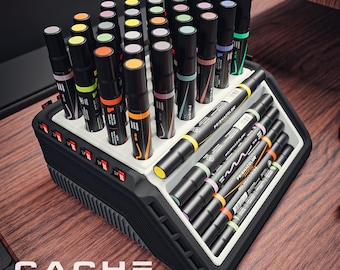 Prismacolor Holder for up to 50 Markers | Artist Desk Accessory - CACHE.PRISMA