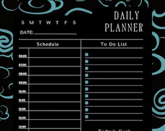 Dark Mode Digital Planner, iPad Planner, Digital Planner, goodnotes planner, notability planner, planner digital, Aesthetic digital planner