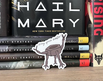 Project Hail Mary Inspired Sticker: Rocky "Scary Space Monster" Bookish