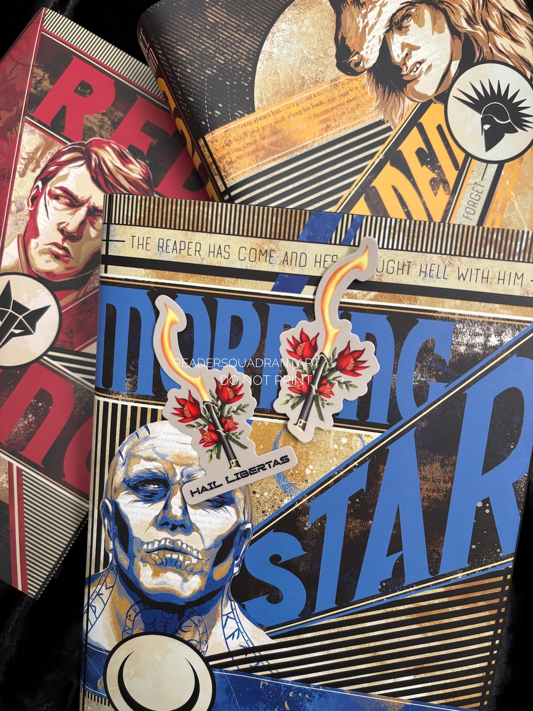 Red Rising Inspired Razor Sticker: Haemanthus Flower, Book Club ...