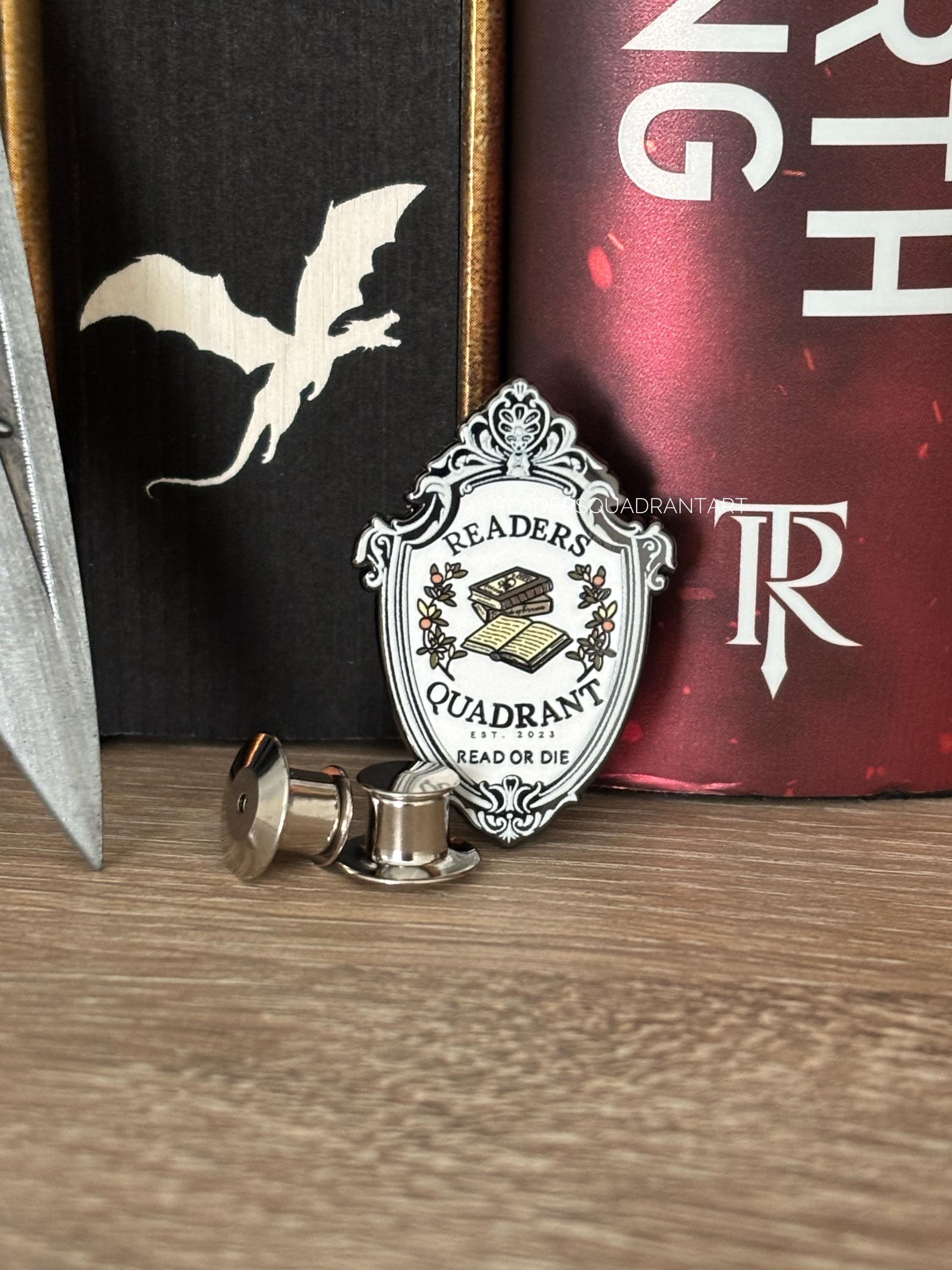 Readers Quadrant Enamel Pin - Book Lover Gift - Etsy