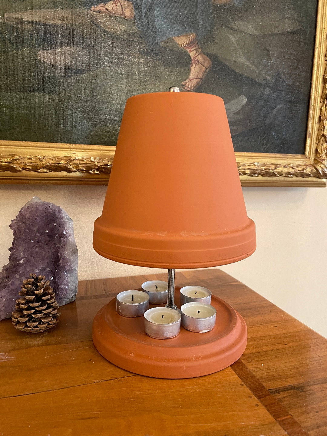 3 Wall Tea Light Oven 3 Chambers Tea Light Heater Flower Pot Heater