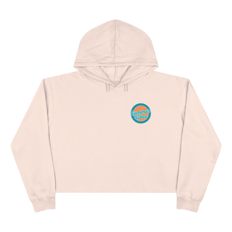 Sommer Vibes Crop Hoodie Bild 4