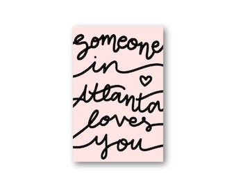 Someone in Atlanta Loves You, Postcard