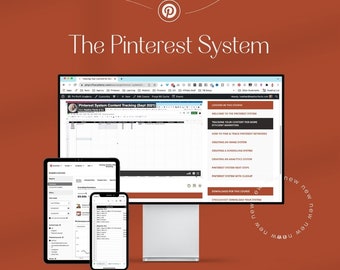 Pinterest System for Marketing, Pinterest Workflow for Businesses, Pinterest System for Service Providers , Blogger Pinterest Planner