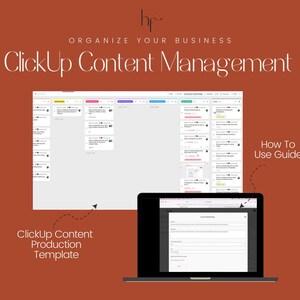 Content Planning ClickUp Templates, Content Planning System, Content Planner Workflow, Content Management ClickUp Templates for Business