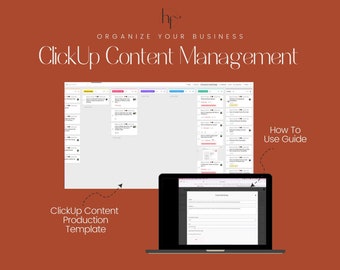 Content Planning ClickUp Templates, Content Planning System, Content Planner Workflow, Content Management ClickUp Templates for Business