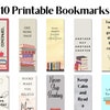 Doodle Flowers Coloring Bookmarks for Book Lovers, Gift for Kids and ...