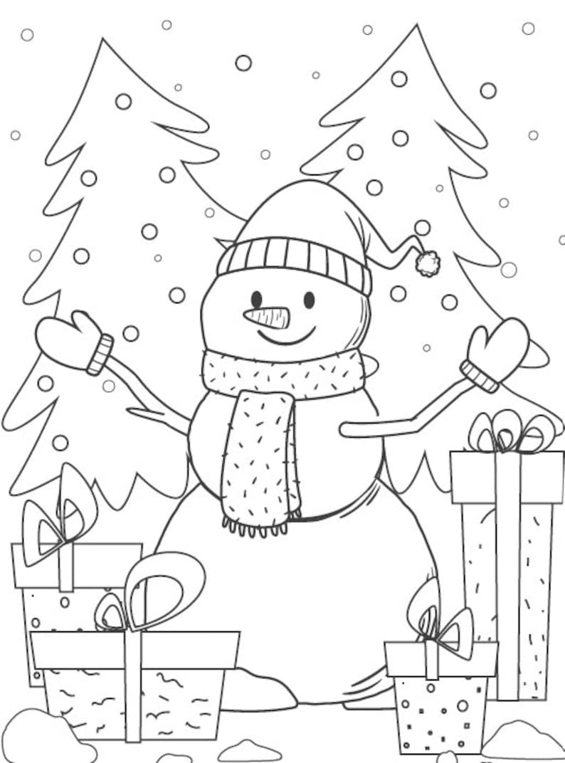 Christmas Colouring Pages 40 Pages Etsy Canada christmas-colouring-pages-40-pages-etsy-canada