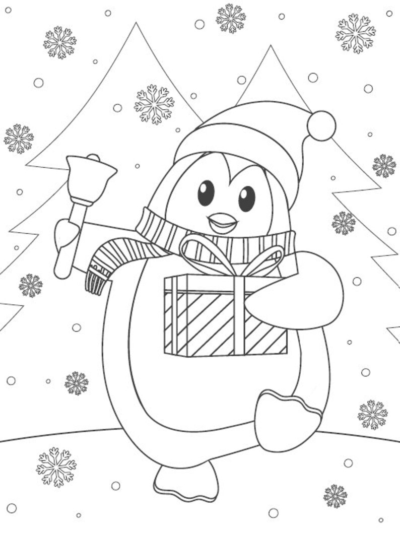 Christmas Colouring Pages 40 Pages Etsy christmas-colouring-pages-40-pages-etsy