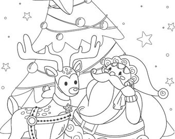 Christmas Colouring Pages 40 Pages