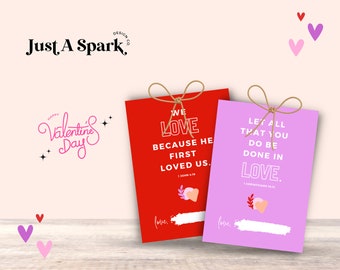 Bible Verse Valentine Cards: Christian Kids' Valentines (PDF)