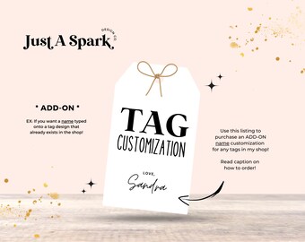 Tag Name Customization, Add-On to Tags