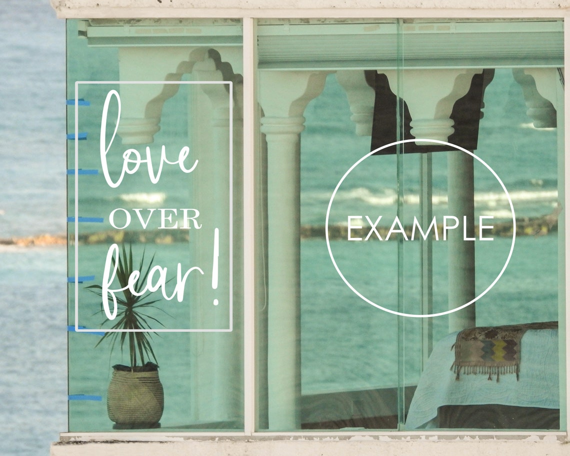 2 Window Mockups Window Sticker Mockup Vinyl Decal Mockup Etsy